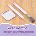 3Pcs Vinyl Weeding Tools, Weeding Tool for Vinyl with Hook Weeder, Piecing Tool Vinyl, Tool Kit for Joy. 