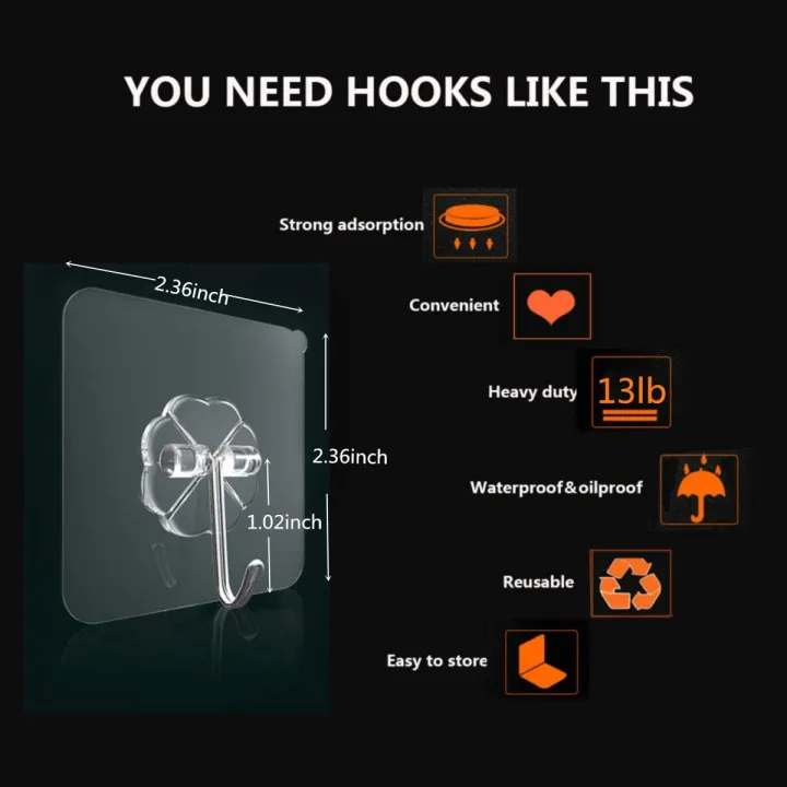 Adhesive%20Hooks,%20Pack%20of%2010%20/%2020%20/%2050%20Sticky%20Hooks,%20Transparent%20Reusable%20Removable%20Adhesive%20Hooks%20for%20Hanging,%20Wall%20Hooks%20for%20Hanging%20Can%20be%20Use%20for%20Kitchen%20Bathroom%20Shower%20Outdoor%20Home%20Improvement%20-%20Image%206