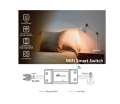 WiFi Smart Switch, Wireless Switch Remote Timer Outlet App Control Switch for Smart Home, Compatible with Alexa, Google Home Assistant (2 Pack). 