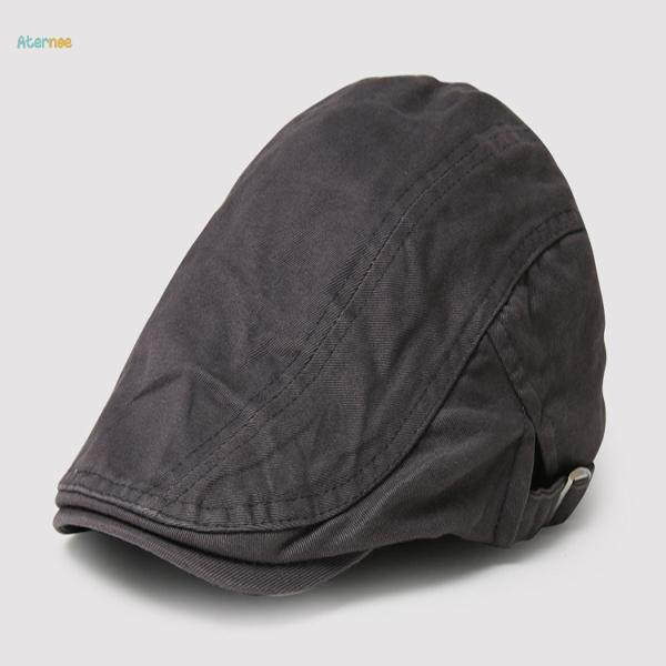 Phenovo%20Men's%20Cotton%20Summer%20Duckbill%20Golf%20Driver%20Cap%20Hat%20with%20Classic%20Buckle%20-%20Gray,%2055-60%20cm%20-%20Image%203