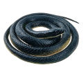 42 inches long Realistic Rubber Black Snake Scare Toy. 