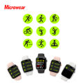 Microwear 007 Wireless Charging Smart Watch with Calling Feature. 