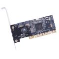 4 Ports PCI SATA Controller Card with Two Sata Cables,for Desktop PC. 