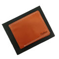 Pocket Size Mustard Plain Leather Wallet. 