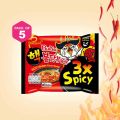 Noodles | BULDAK Samyung hot chicken flavor korean noodles | In best & Original Quality | (pack of 5 ) | 485gram. 