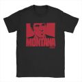 Scarface Montana Face T-Shirt Men Funny Pure Cotton Tees Round Collar Short Sleeve T Shirts Printed Tops. 