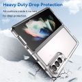 Transparent Soft TPU Bumper Case For Samsung Galaxy Z Fold 5 4 Case Hard Acrylic Back Fold5 Fold4 Fold 3 Cover. 