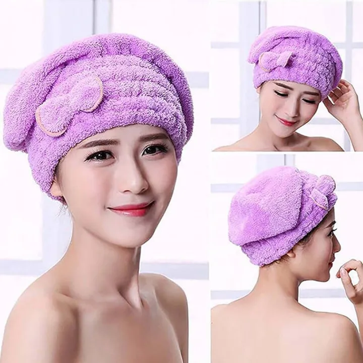Bear%20Coral%20Fleece%20Thicken%20Quick%20Dry%20Hair%20Hat%20Towel%20Water%20Absorption%20Shower%20Cap%20-%20Image%209