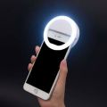 Mobile Selfie Ring Light – Portable Selfie LED Ring Light for Mobile Phones – Rechargeable Ring Light with Charging Cable For Tik Tok and Photography - 3 Level Brightness Adjustment with Flash Mode. 