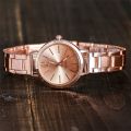 Fopul Mall Luxury Women's Wristwatch Set - Simple Dial and Hollow Strap Fashion, Gold Bracelet and Quartz Watch 2pcs Set. 