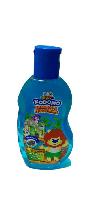 KODOMO Shampoo And Conditioner With Blueberry No More Tears With Pro Vit B5
