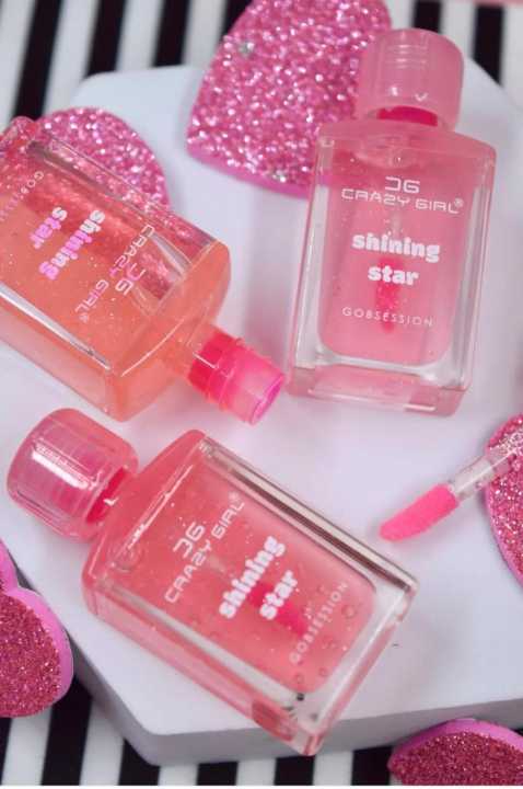 2pcs Crazy girl shining lip gloss