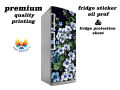 Fridge Stickers, Self-Adhesive PVC Oil-Proof Waterproof Protector Sheet for Refrigerator Door. 