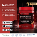 Nutrifactor Creatine Monohydrate Powder 3400mg For Muscle Strength & Power Booster | Creatine Supplement for Workout Endurance, Energy & Recovery | 200 g. 