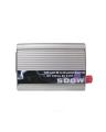 DC 12V to AC 220V Power Inverter - 500W - Silver. 