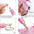 Hotfix Rhinestone Applicator with 7 Tips, Fast Heated Hot Fix Rhinestone Applicator Wand Setter Tool. 
