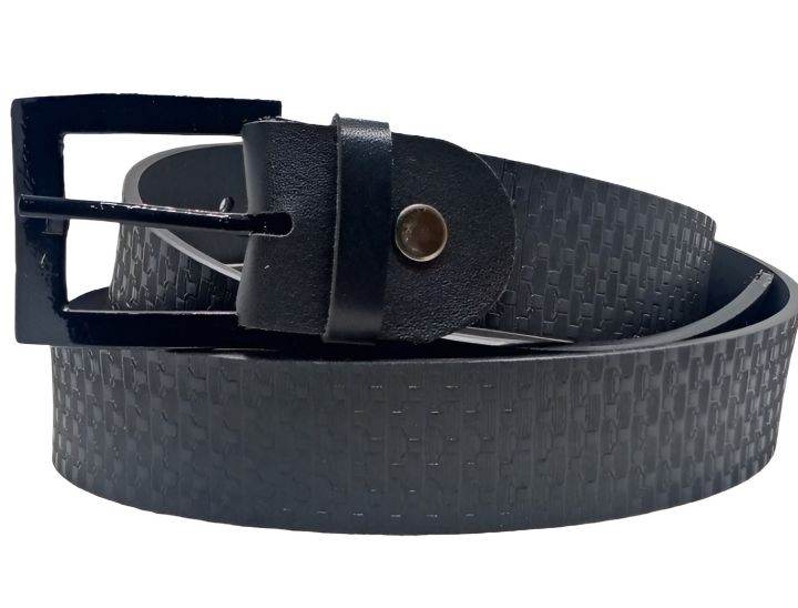 China Rubber Belt for Kids - 30mm Width, Size 36, Black