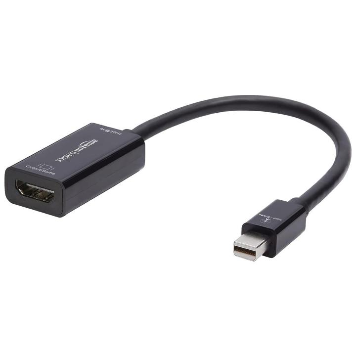 Amazon Basics Mini DisplayPort to HDMI Adapter 4K 30Hz