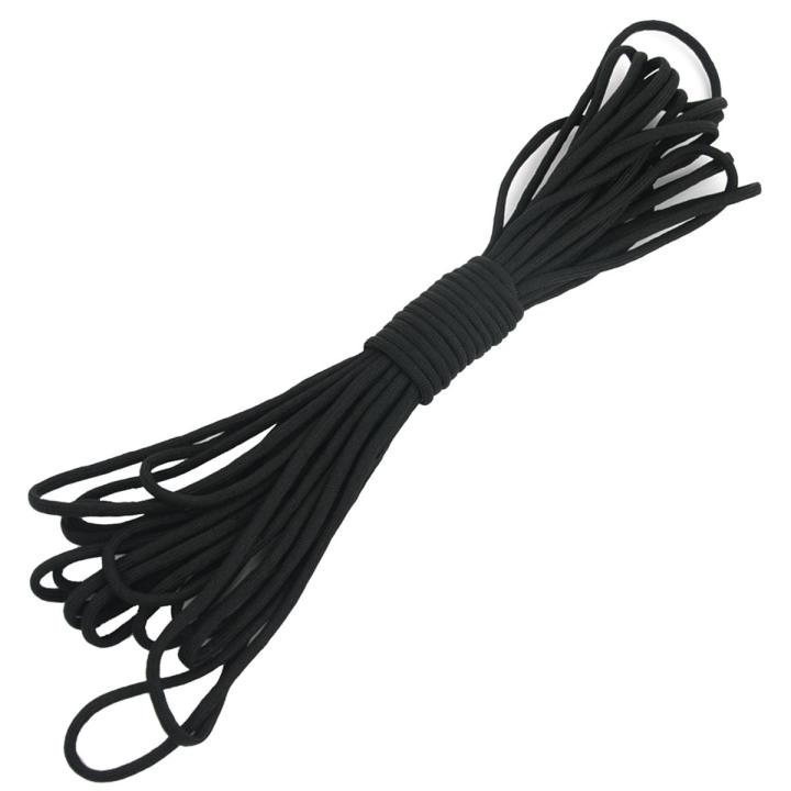 OUMILY 7-Core Survival Parachute Cord Paracord - Black (10M)