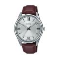 Original Casio - MTP-V005L-7B5UDF - Stainless Steel Wrist Watch for Men. 