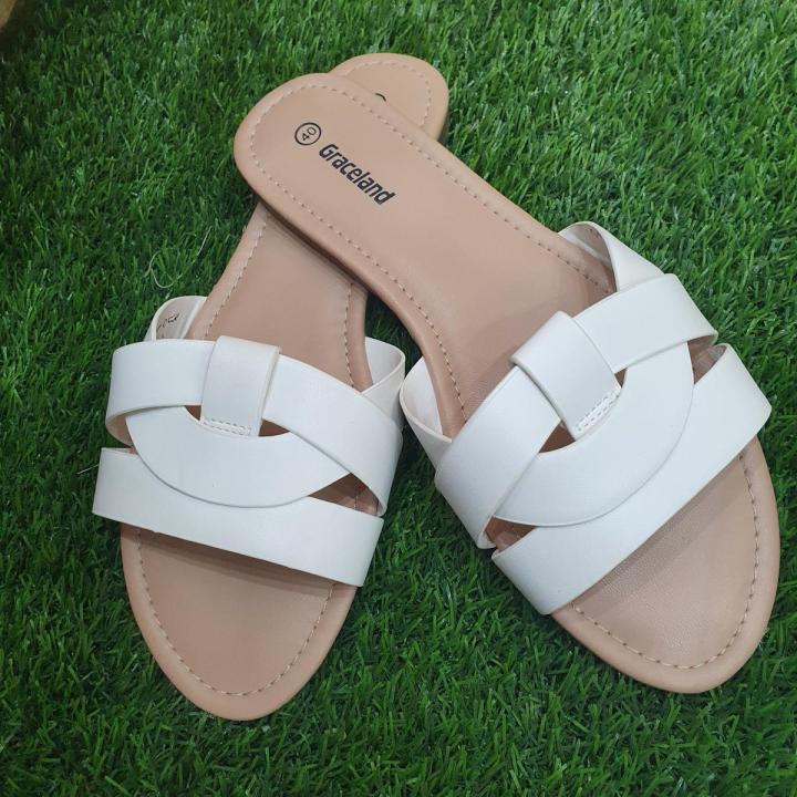 Graceland Women’s Branded Trendy & Comfortable Open toe slippers