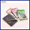 Pack of 3 - Magic Scratch Rainbow Notebook. 