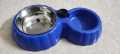 Pet Water Dispenser Food Bowl with steel bowl For Cat & Dog Puppy. 