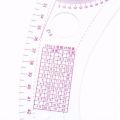 7Pcs/Set Ruler Tailor Measuring Kit Clear Sewing Drawing Ruler Yardstick Sleeve Arm French Curve Set Cutting Ruler Paddle Wheel. 