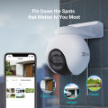 Ezviz by Hikvision H80X 8MP+2MP Smart Dual Lens Wireless Wi-Fi IP Camera Outdoor Pan/Tilt 4K CCTV Security Camera | Human/Vehicle Shape Detection | ColorFULL Night Vision under Ultra-Low Light | Weatherproof | Two-Way Talk | Supports Up to 512 GB Storage. 