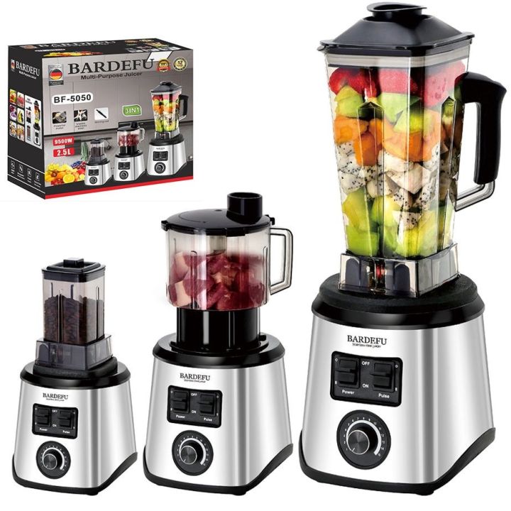 BARDEFU 9500W Smoothies Maker 3 in 1 Multi-function Commercial Heavy Duty Blender BF-5040, BF-5050, BF-5072