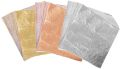 Golden/Silver/Copper Foil Leaf Sheet (6x6 Inch Each) - 100 Pcs. 