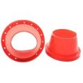 2Pcs 6.5 Inch Universal Car Speaker Waterproof Cover Speaker Silicone Sound Insulation and Heat Insulation Gasket. 
