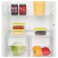 IKEA PRUTA Food Container Set of 3 Transparent Yellow Blue 0.6L 70ML Airtight Plastic Storage with Lids Microwave Safe. 