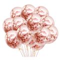 Beautiful Bridal Shower Decoration Full Set in Rose Gold & White Theme for Bride To Be Decorations. 