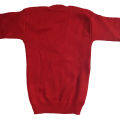 Red Sweater V-neck Size 22, 26, 28 / Winter School Uniform. 