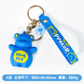 q Bullet Butt Bear Keychain Wholesale Cute Decompression Toy Doll Pendant Net Red Male and Female Couple Bag Accessories. 