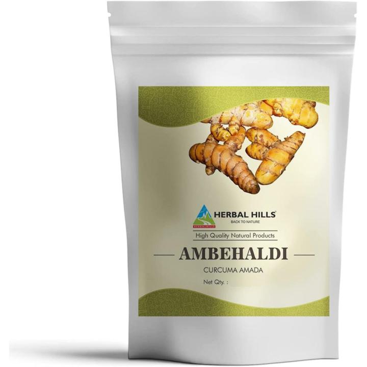HERBAL HILLS Ambehaldi Powder Turmeric Powder/Amba Haldi/Curcuma Amada ...