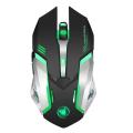 AZZOR Rechargeable Wireless Mouse Mute Butto Gaming Mice 2400 DPI 2.4G FPS Gamer Lithium Battery Build-in For PC Laptop Computer. 