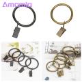 Easy Hang Curtain Clips 10pcs Strong Metal Curtain Clip Rings Easy to Use Space-saving Load-bearing. 