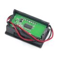 Digital Voltmeter DC 4.5V to 30V Digital Volt Meter Voltage Panel Meter Battery Volt Meter Red For 6V 12V 24V 28V 30V Electro mobile Motorcycle Car. 