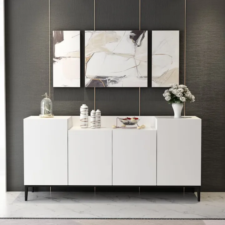 Modern%20Storage%20Cabinet%20For%20Home%20(Living%20Room)%20Or%20Office%20Use%20With%20Externally%204%20Compartments%20In%20Pure%20White%20-%20Image%202