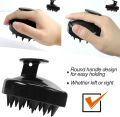 Shampoo Massager Brush Scalp Hair Scrubber with Soft Silicone Bristels For All Type Of Hairs Straight Curly Wet Dry For Men Women Children. 