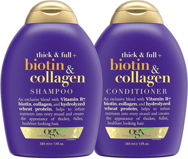 Sulfate%20Free%20OGX%20Shampoo%20Conditioner%20Thick%20&%20Full%20+%20Biotin%20&%20Collagen%20385ml%20-%20Image%205