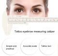 Eyebrow ruler eyebrows tattoo measure balance scale extension form template. 