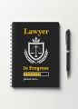 Lawyer In Progress Spiral Notebook | Law Notebook | Lawyer Spiral Diary | Large A5 Size | 50 Pages | Law Notepads |. 