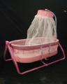 Baby Swing Coat and Cradle with Attached Net (Blue and Pink). 
