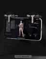 Black PUBG Trigger Controller Mobile Game For Pubg/Cod/Free Fire Best High Quality With Box. 