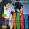 8 Piece Bicycle Reflector Set, Bicycle Reflectors Front Rear Set, Bicycle Reflectors Front and Rear Reflectors Rear Reflectors Bicycle for Mountain Bike Road Bike. 