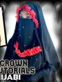 Farry Crawn Hijab Ready to Wear. 