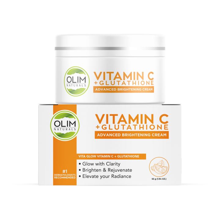 Olim Naturals - Advanced Vitamin C & Glutathione Skin Cream - Brightening & Anti-Aging Formula